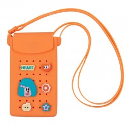 Husa telefon cu magnet, portocalie