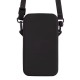 Husa telefon cu fermoar, neagra Husa telefon cu fermoar, neagra