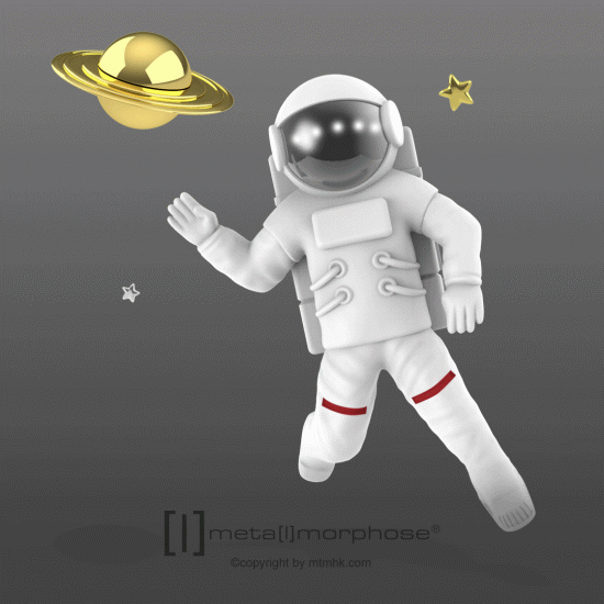 Breloc Astronaut Metalmorphose Breloc Astronaut Metalmorphose
