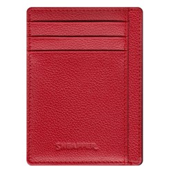 Cutie credit card holder piele rosu