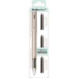 Stilou Primeo Grey blisterizat cu carts