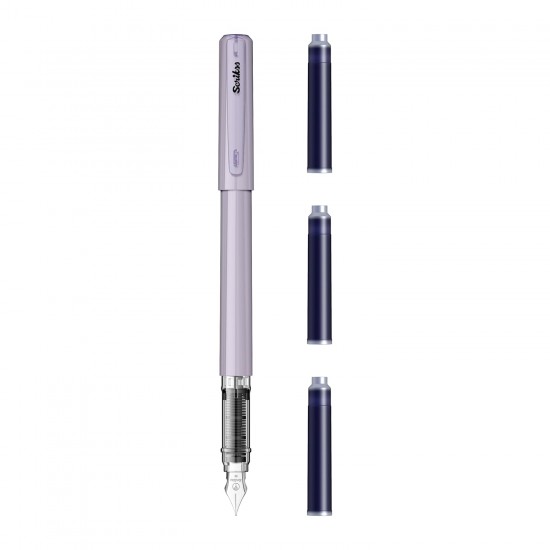 Stilou Primeo Lila blisterizat cu carts
