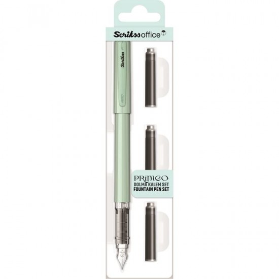 Stilou Primeo Mint blisterizat cu carts