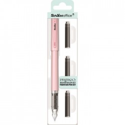 Stilou Primeo Pink blisterizat cu carts