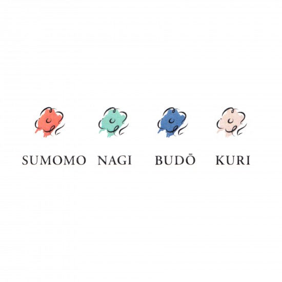 Set 4 calimari Manyo Sumomo Nagi Budo Kuri