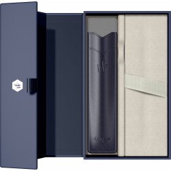 Caseta cadou cu etui PP piele navy