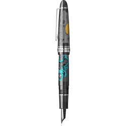 Stilou 1911 Standard Size Ninja II Yuubi Maki-e Star RHT 14K (MF)