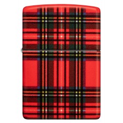 Bricheta Zippo red plaid design