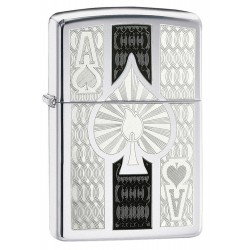 Bricheta Zippo high polish chrome