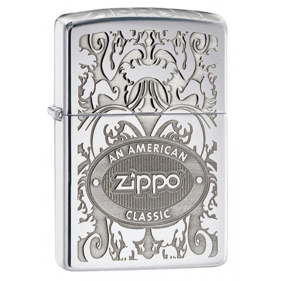 Bricheta Zippo Crown stamp polish chrome Bricheta Zippo Crown stamp polish chrome