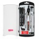 Set proiectare liner tus 0.5/0.7+cm 0.5+compas geometrie cu prelungitor - 9 piese