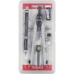 Set compas geometrie+cm 0.5+radiera