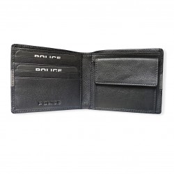 Set port-feuille Elvin black-grey+ breloc lung+ card-holder