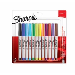 Set 12 Sharpie ass UF 0.4mm Set 12 Sharpie ass UF 0.4mm