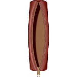 Etui Piele Combo cu fermoar Age Bag Trapezoid Brown