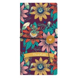 Caiet 9 x 18 cm Frida Kahlo Bordo- 80 pagini 90g mp