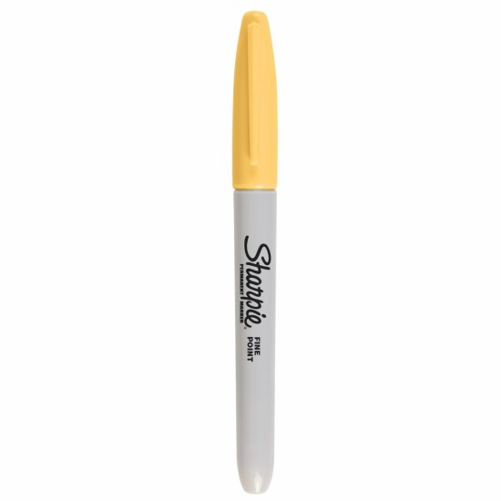 Marker perm Sharpie F banana-galben