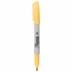 Marker perm Sharpie F banana-galben