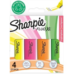 Set 4 textmarker Sharpie Fluo XL