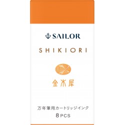 Cartuse Shikiori Fall Kinmokusei Orange - set 8 buc