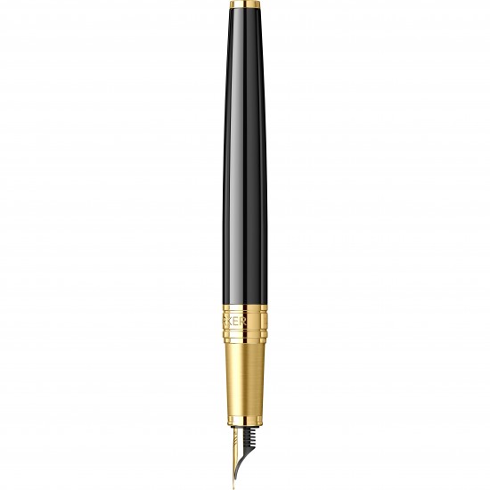 Stilou Aster Chevron black&gold