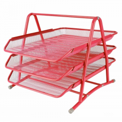 TAVITA METAL MESH 3/SET ROSU