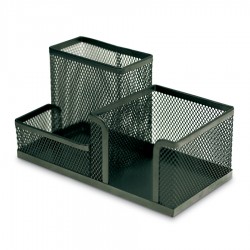 ORGANIZATOR DE BIROU MESH NEGRU