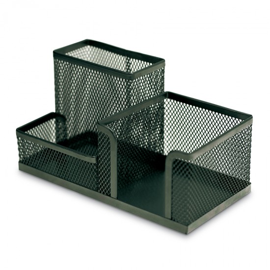 ORGANIZATOR DE BIROU MESH NEGRU