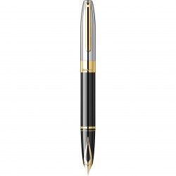 Stilou Legacy negru/chrom placat 14K