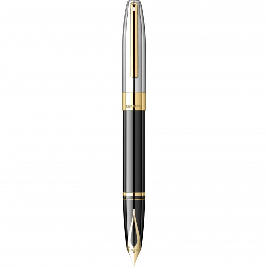 Stilou Legacy negru/chrom placat 14K