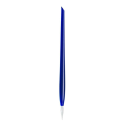 Set Toc Caligrafic de Sticla 18 cm  Glass Pen Murano Blue + calimara 15 ml Bleu de Minuit
