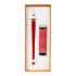 Set Toc Caligrafic de Sticla 18 cm  Glass Pen Murano Red + calimara 15 ml Rouge d’Orient