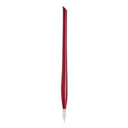 Set Toc Caligrafic de Sticla 18 cm  Glass Pen Murano Red + calimara 15 ml Rouge d’Orient
