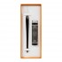 Set Toc Caligrafic de Sticla 18 cm Glass Pen Murano Black + calimara 15 ml Noir Abyssal