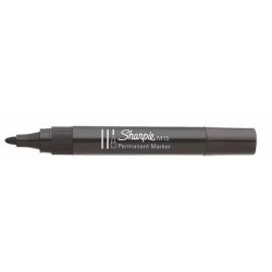 Marker permanent M15 varf rotund negru