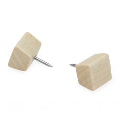 Pioneze cu maner din lemn Design Wood 25 buc/set