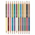 Set 12 Creioane Bicolore Acuarelabile + Pensula Bicolor SE Paul Smith