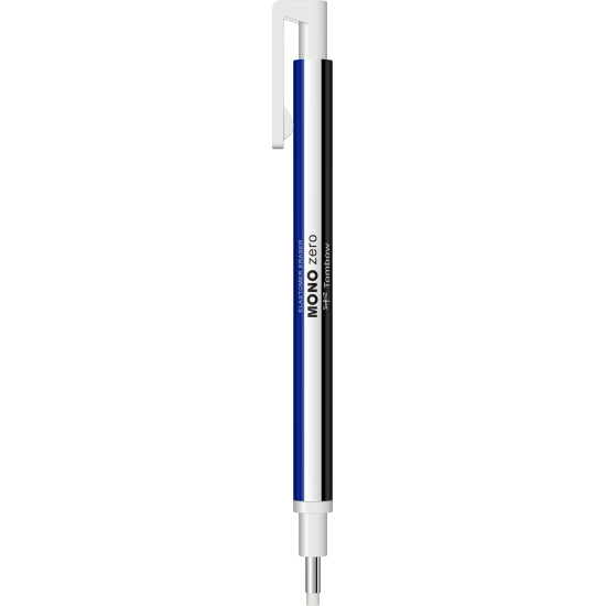 Radiera tip creion varf rotund White/Blue/Black Tombow