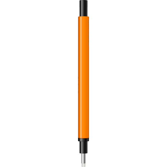 Radiera tip creion varf rotund Neon Orange