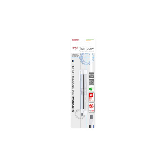 Radiera tip creion varf patrat White/Blue/Black