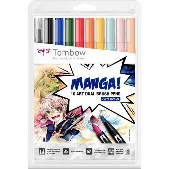 Manga Sohnen / Set 10 Culori