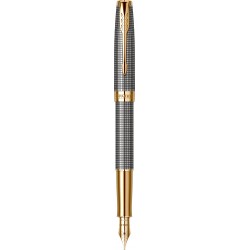 Chiselled Silver GT Stilou 18K