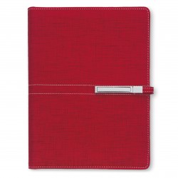 Organizer A5 cu catarama rosu