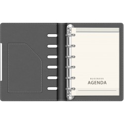 Organizer A6 6 inele negru