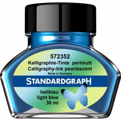 Calimara cerneala Pearlescent Light Blue Permanent 30 ml