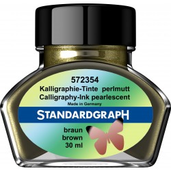 Calimara cerneala Pearlescent Brown Permanent 30 ml