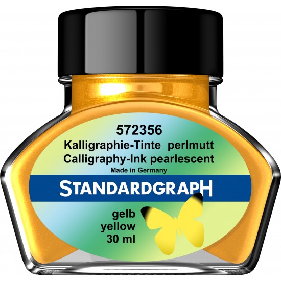Calimara cerneala Pearlescent Yellow Permanent 30 ml