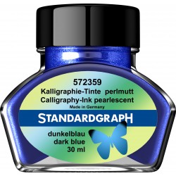 Calimara cerneala Pearlescent Dark Blue Permanent 30 ml