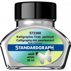 Calimara cerneala Pearlescent White Permanent 30 ml