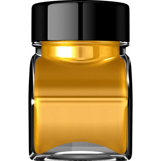 Calimara cerneala Pearlescent Golden Yellow Permanent 30 ml